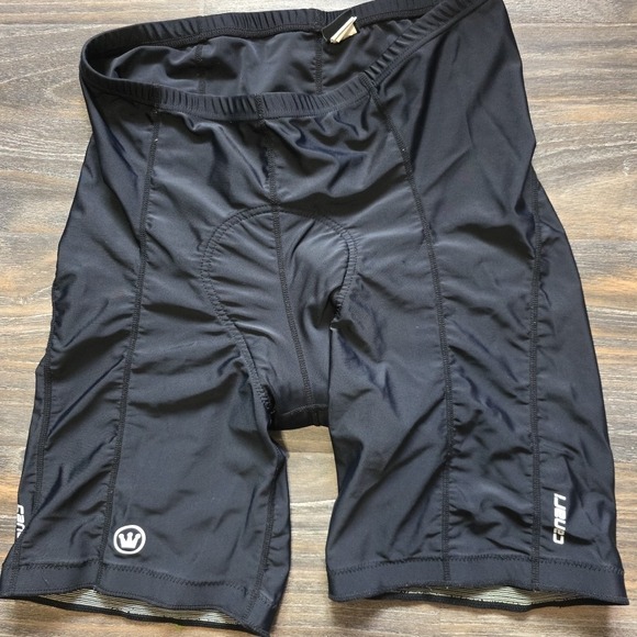 Canari Black Padded Cycling Shorts Men's Size 2XL - Picture 1 of 6
